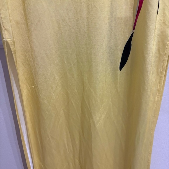 LOUISA BALLOU Sea Breeze Dress Caledonia Orchid Yellow Size Small - Picture 12 of 15